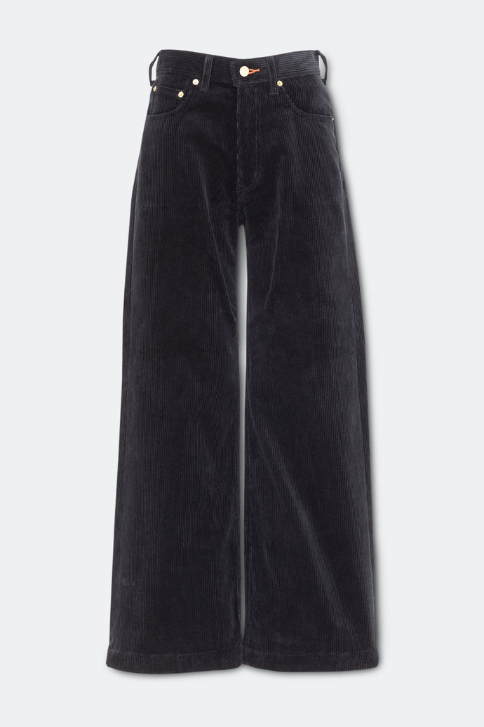 The Amber Jean Corduroy Black