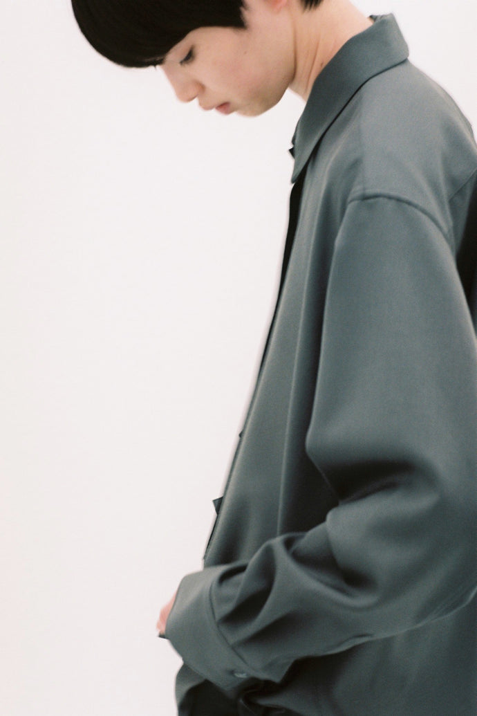 Safari Wool Shirt Charcoal