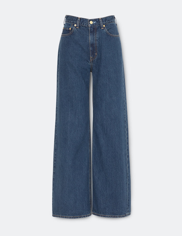 The Aquamarine Jean Solid 1wash