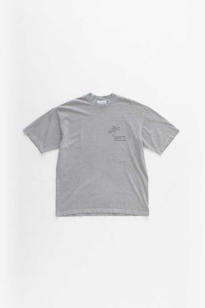 Cactus Store Drawing T-shirt Grey