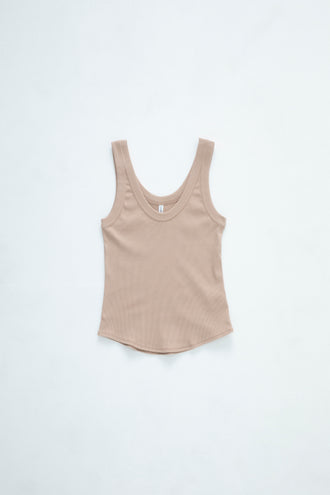 Classic Tank Top Beige