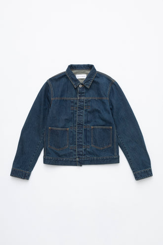 The Emerald Denim Jacket Solid 1wash