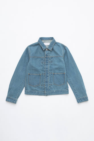 The Emerald Denim Jacket Solid 3year