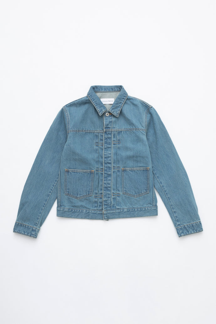 The Emerald Denim Jacket Solid 3year