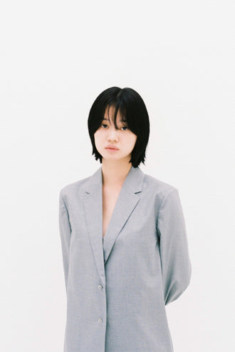 Tailored Shirt Jacket Grey