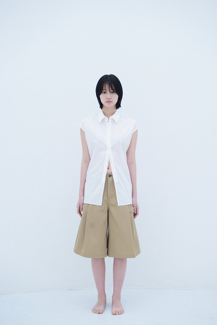 Wide Culotte Camel