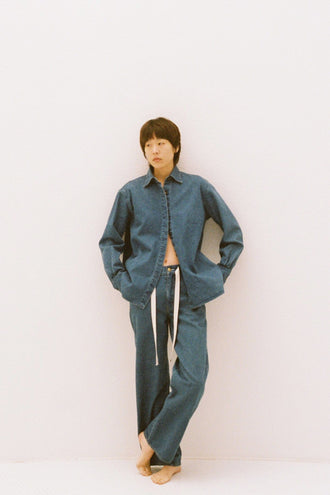The Opal Denim Over Shirt	Solid 3year