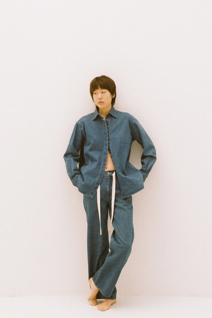 The Opal Denim Over Shirt	Solid 3year
