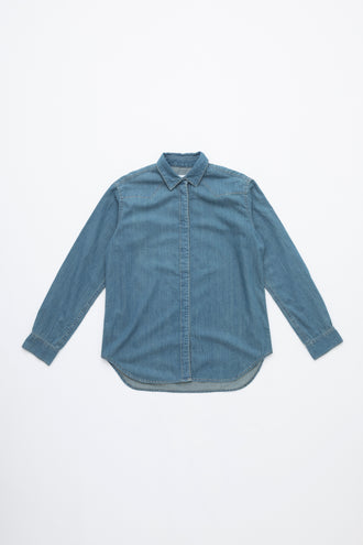 The Turquoise Denim Shirt Solid 3year